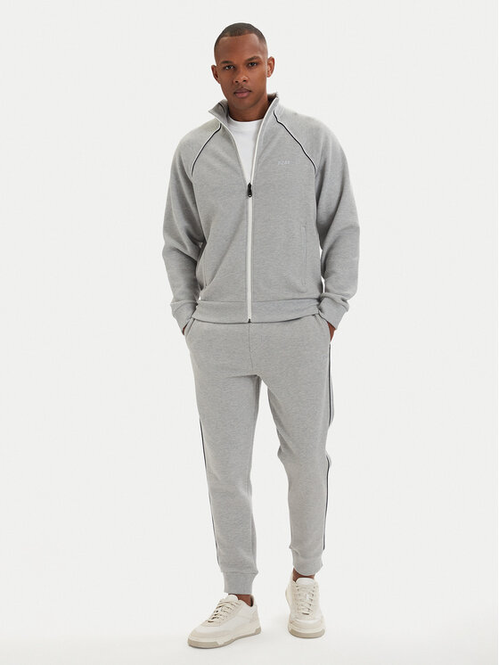 BOSS BOSS Tepláková súprava 50555906 Svetlosivá Regular Fit