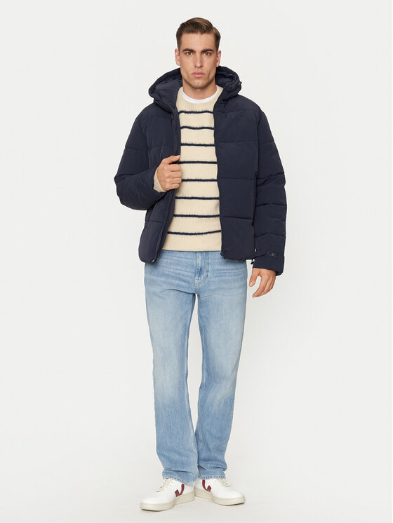 United Colors Of Benetton United Colors Of Benetton Kurtka zimowa 2IARUN05O Granatowy Regular Fit
