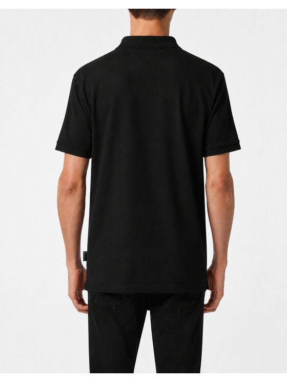 PHILIPP PLEIN PHILIPP PLEIN Polo 31624 Czarny Slim Fit