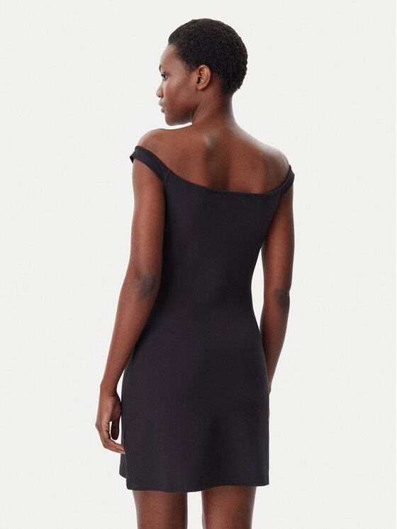 Calvin Klein Jeans Calvin Klein Jeans Kleid für den Alltag Logo Milano J20J225541 Schwarz Slim Fit