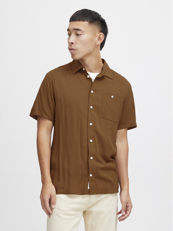 Blend Blend Särk 20716363 Pruun Regular Fit