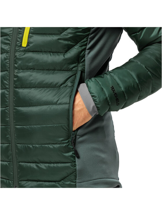 Jack Wolfskin Jack Wolfskin Kurtka przejściowa Jack Wolfskin Routeburn Pro Ins Jacket Zielony Regular Fit