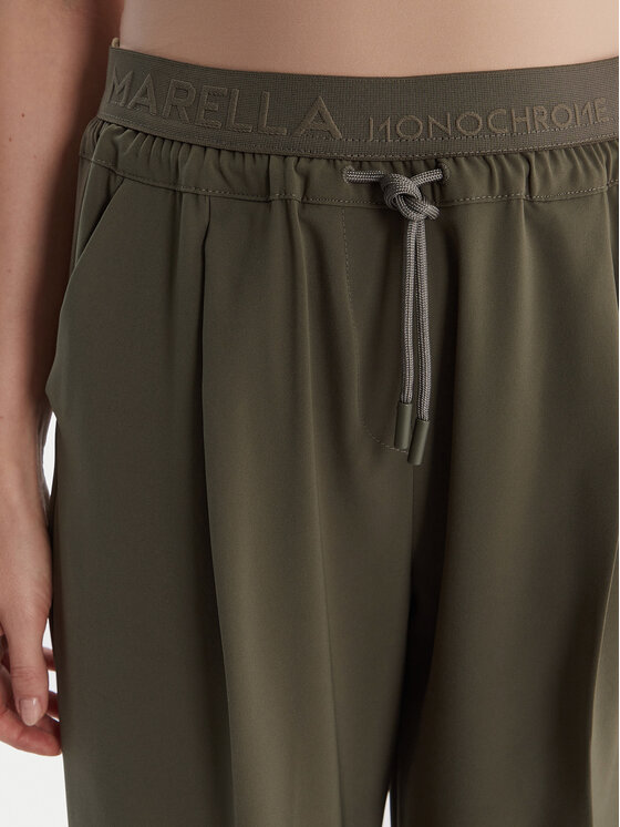 Marella Marella Pantaloni di tessuto Vanto 2523136065 Verde Regular Fit
