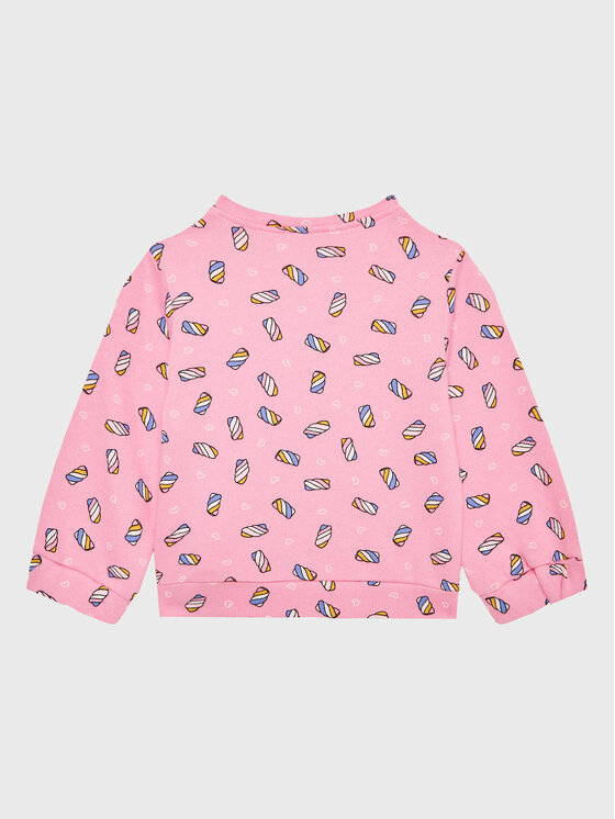 United Colors Of Benetton United Colors Of Benetton Μπλούζα 3XLWG501S Ροζ Regular Fit