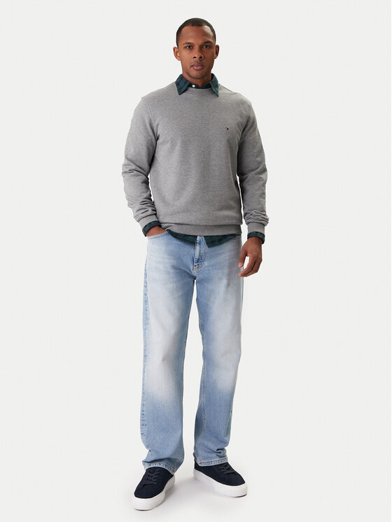 Tommy Hilfiger Tommy Hilfiger Mikina Essential MW0MW37237 Sivá Regular Fit