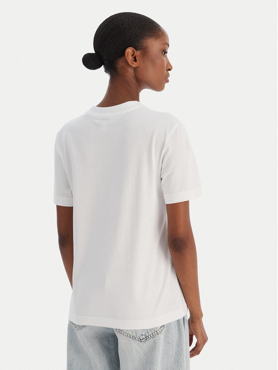 Calvin Klein Jeans Calvin Klein Jeans Tričko A- Inst. Logo Classic LV047C912G Biela Regular Fit