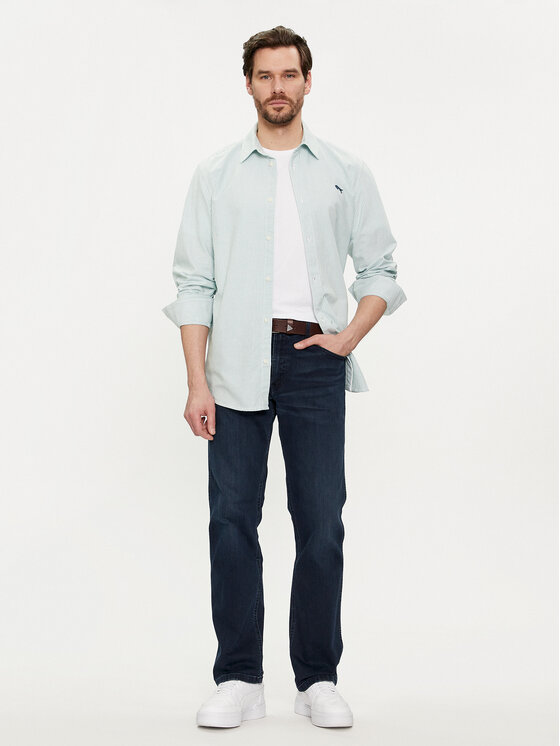 Wrangler Wrangler Jeansy Greensboro 112350742 Granatowy Straight Fit