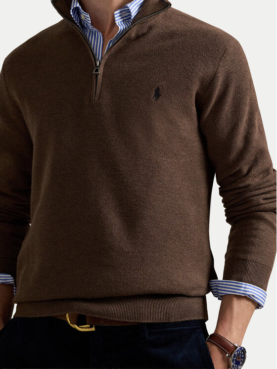 Polo Ralph Lauren Polo Ralph Lauren Пуловер 710932304527 Кафяв Regular Fit