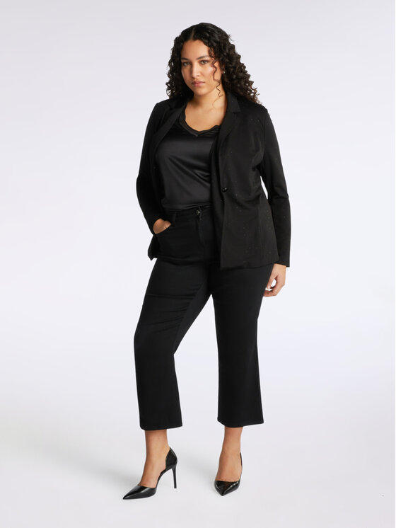 Fiorella Rubino Fiorella Rubino T-shirt G478L008279N033 Nero Regular Fit