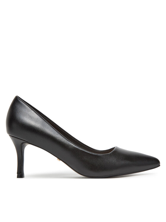 Pantofi cu toc subțire DeeZee BK-0807A Negru