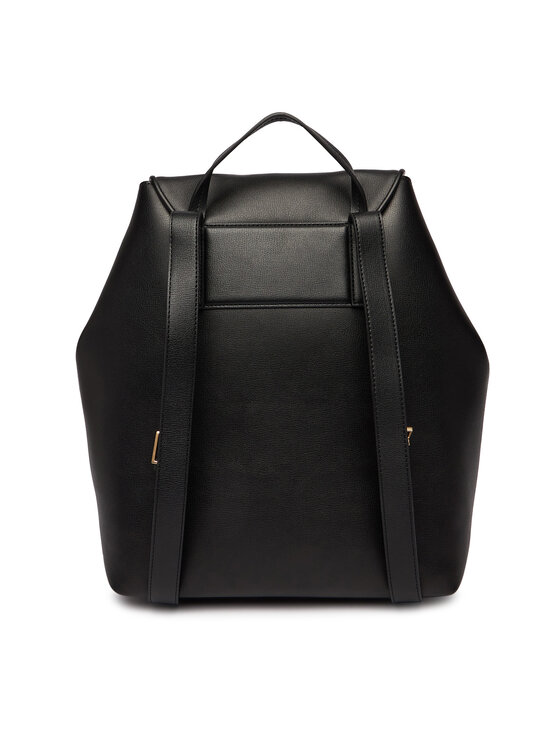Calvin Klein Calvin Klein Plecak Foil Logo Large Flap Backpack LV04F3505G Czarny