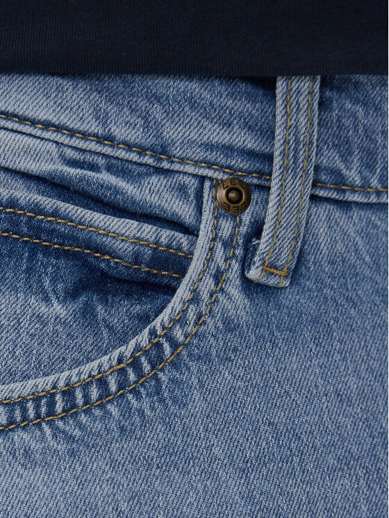 Lee Lee Jeans hlače Daren 112367189 Modra Straight Fit