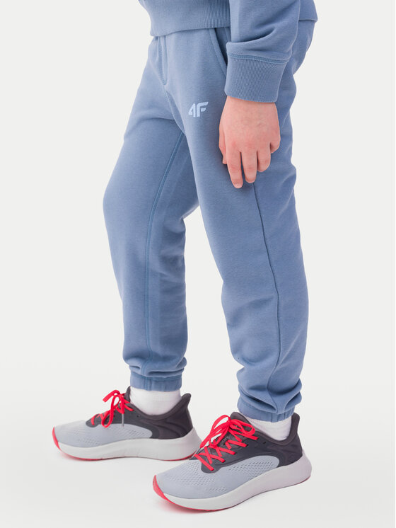 4F Pantalon jogging 4FJWSS24TTROM597 Bleu Regular Fit