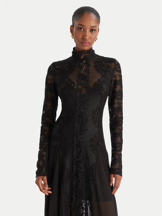 Babylon Babylon Večernja haljina S00829 Crna Regular Fit