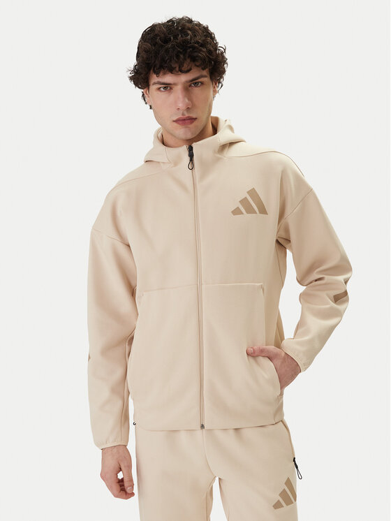 adidas adidas Pulóver Z.N.E. KE4680 Bézs Regular Fit