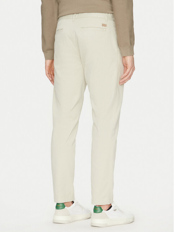 BOSS BOSS Chino nohavice 50529308 Béžová Relaxed Fit
