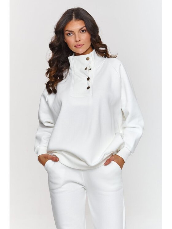Makadamia Makadamia Dres A5 Écru Loose Fit