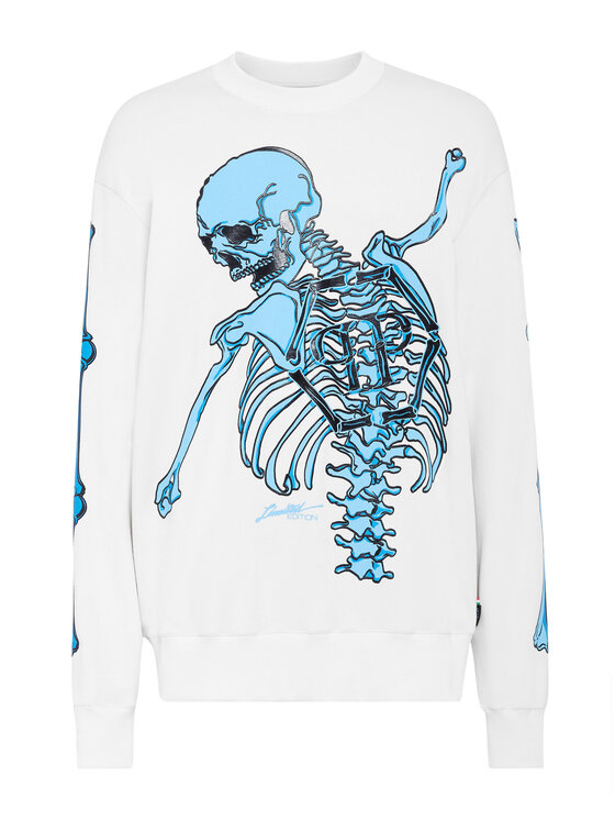 PHILIPP PLEIN PHILIPP PLEIN Bluza 1367 Beżowy Regular Fit