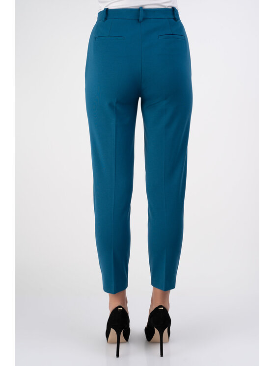 PINKO Pinko Kalhoty z materiálu PAULINE PANTALONE PUNTO STOFFA Modrá Casual Fit