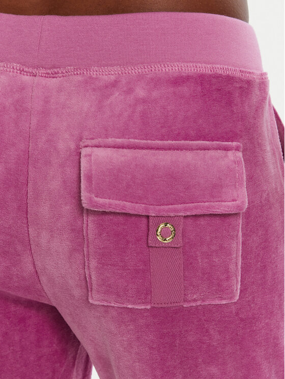 Juicy Couture Juicy Couture Teplákové nohavice Caisa JCSEBJ008G Ružová Slim Fit