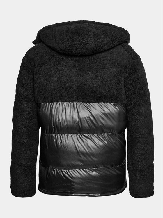 Brave Soul Brave Soul Vatovaná bunda MJK-TOMIE Čierna Regular Fit