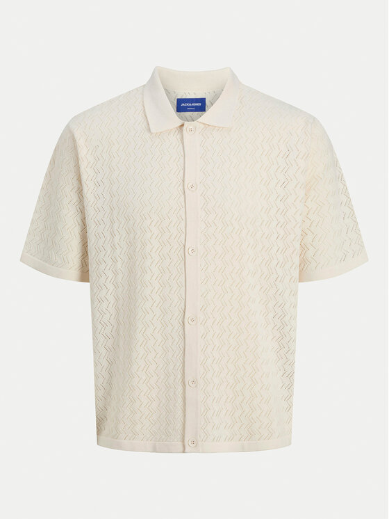 Jack&Jones Jack&Jones Camicia Tyler 12272863 Écru Loose Fit