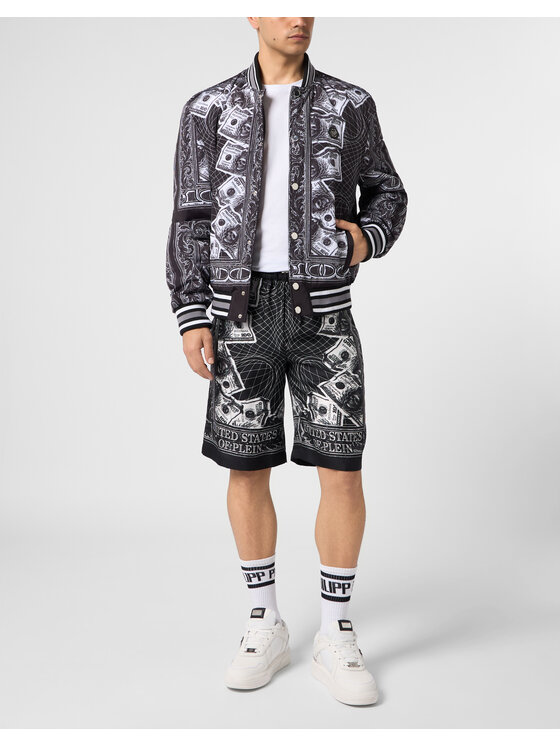 PHILIPP PLEIN PHILIPP PLEIN Bomber 31141 Nero Regular Fit