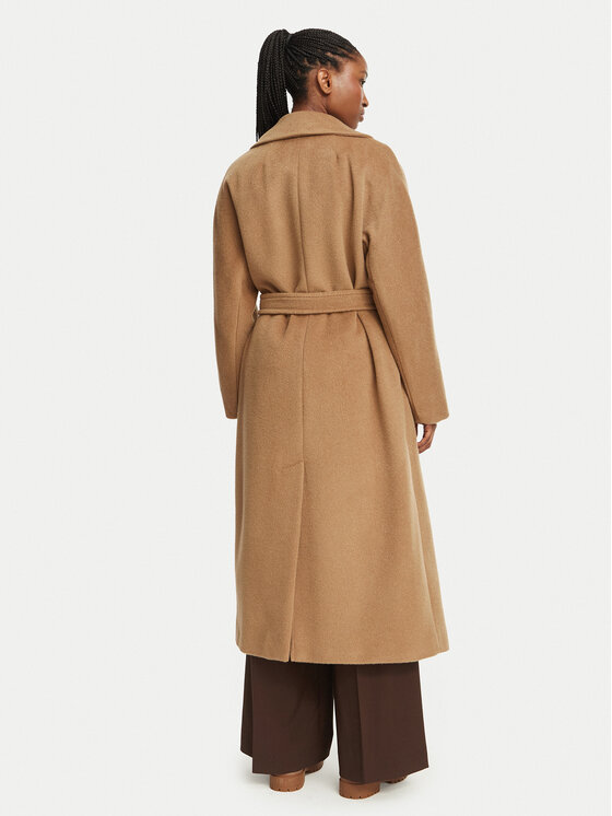 Weekend Max Mara Weekend Max Mara Villane mantel Tempera 2625016072 Helepruun Regular Fit