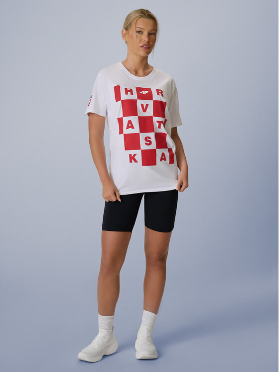 4F 4F T-Shirt TEAMWEAR Biały Regular Fit