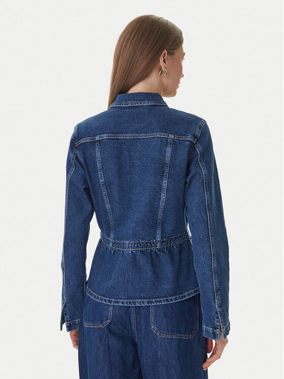 ONLY ONLY Дънково яке Remi 15363587 Тъмносин Slim Fit