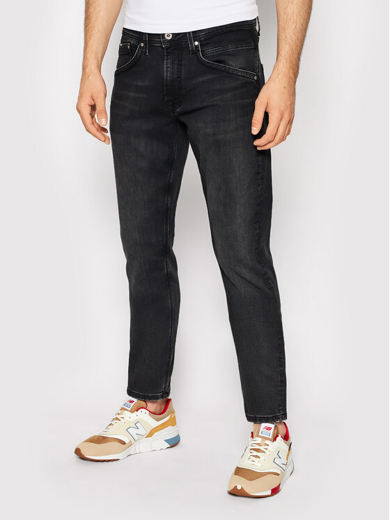 Pepe Jeans Pepe Jeans Jeansy Track PM206328 Czarny Straight Fit