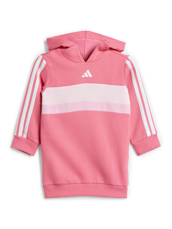 adidas adidas Pulóver és leggins szett Seasonal Essentials Tiberio 3-Stripes JC7501 Rózsaszín Slim Fit