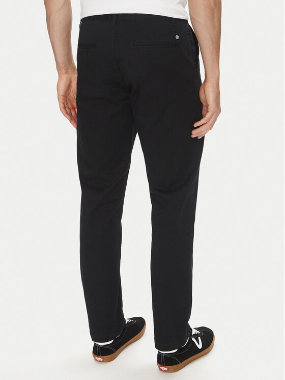 Element Element Chino hlače Howland Classic ELYNP00175 Črna Regular Fit