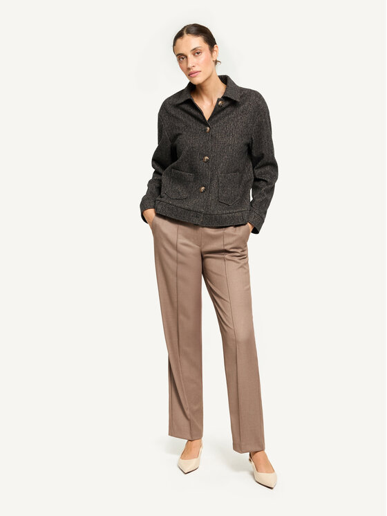 KMX KMX Marynarka 108220005 Brązowy Straight Fit
