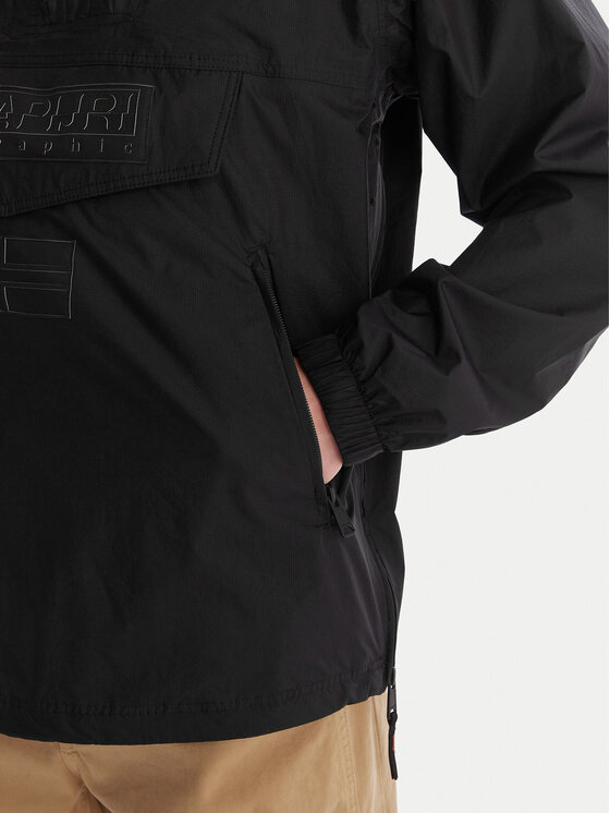 Napapijri Napapijri Kurtka anorak RF Next WB NP0A4FI3 Czarny Loose Fit