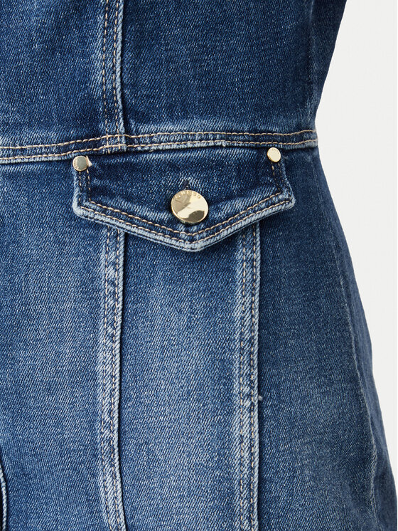 Guess Guess Φόρεμα τζιν W6YK24 D1763 Μπλε Slim Fit