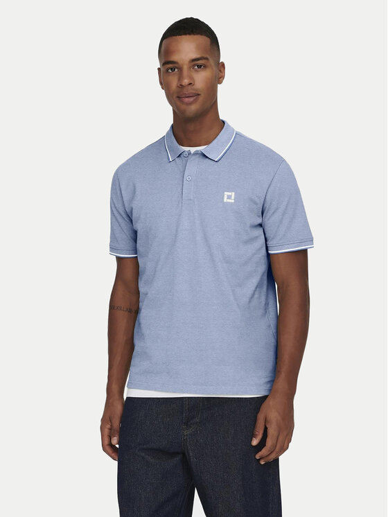 Only & Sons Polokošeľa Fletcher 22024827 Modrá Regular Fit