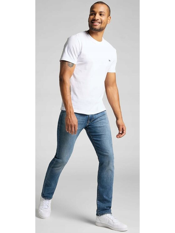 Lee Lee Jeansy Slim Fit MVP Extreme Motion Niebieski Slim Fit