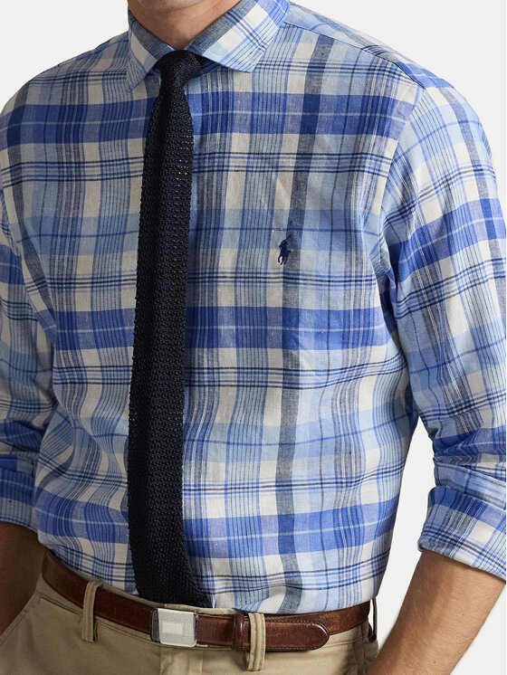Polo Ralph Lauren Polo Ralph Lauren Πουκάμισο 710B16699002 Μπλε Custom Fit