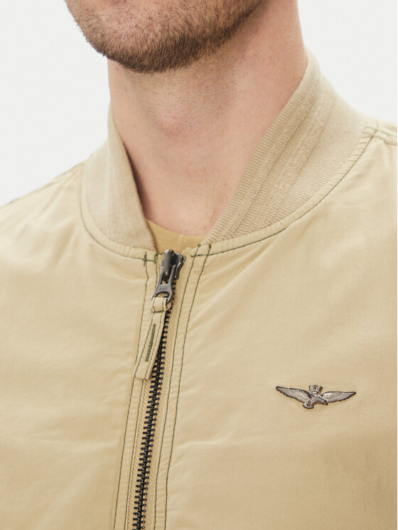 Aeronautica Militare Aeronautica Militare Bundy bomber 251AB2216CT3501 Béžová Regular Fit