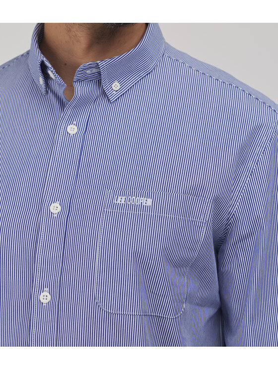 Lee Cooper Lee Cooper Koszula jeansowa LARS Niebieski Regular Fit