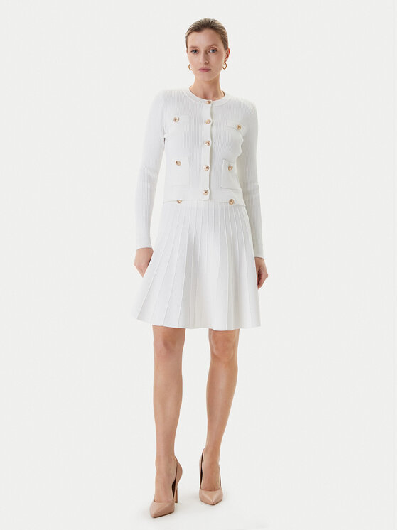 Guess Guess Minigonna W5YD65 Z0130 Bianco Regular Fit
