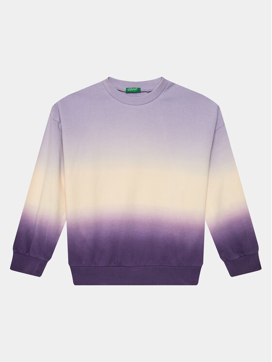 United Colors Of Benetton Mikina 3J68C10HY Fialová Relaxed Fit