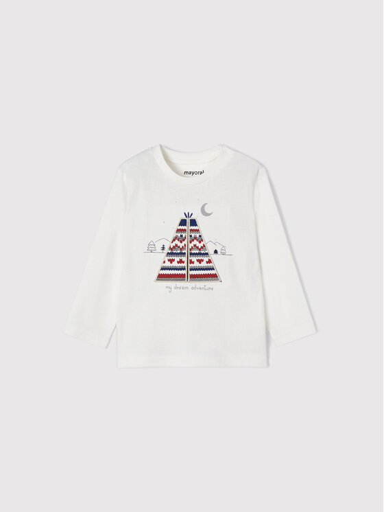 Mayoral Mayoral Bluse 2007 Weiß Regular Fit