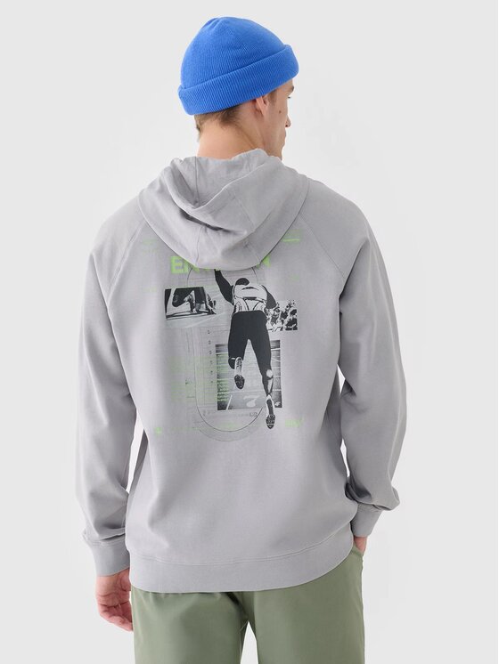 4F 4F Felpa 4FRAW24TSWSM1821-27S Grigio Regular Fit