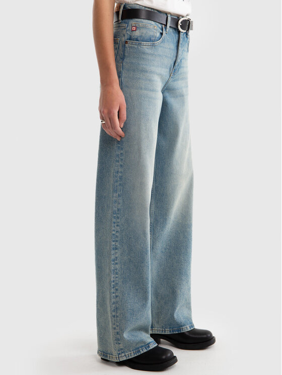 BIG STAR BIG STAR Jeansy ATREA_130_190 Niebieski Wide Leg
