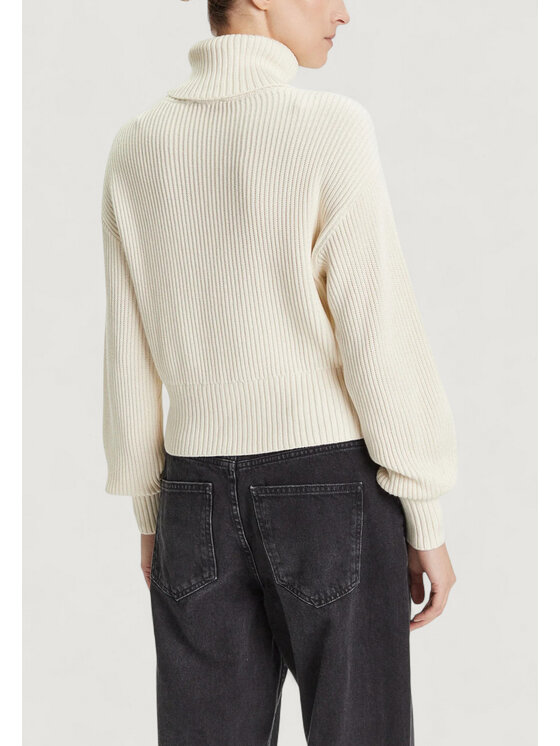 Calvin Klein Jeans Calvin Klein Jeans Maglione BLOWN UP CK LOOSE SWEATER CONTRA Beige Loose Fit