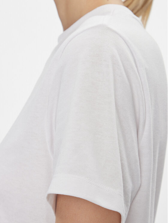 Tommy Jeans Tommy Jeans T-shirt Badge DW0DW17391 Bianco Boxy Fit