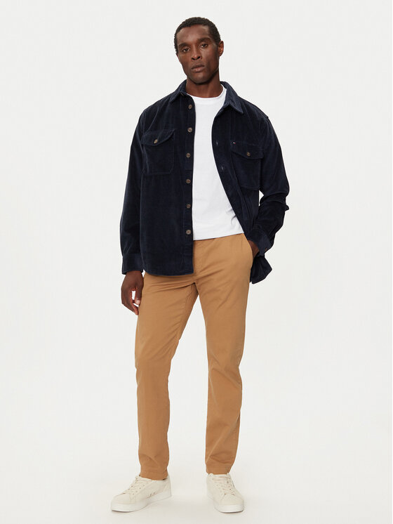 Tommy Hilfiger Tommy Hilfiger Koszula MW0MW36855 Granatowy Regular Fit