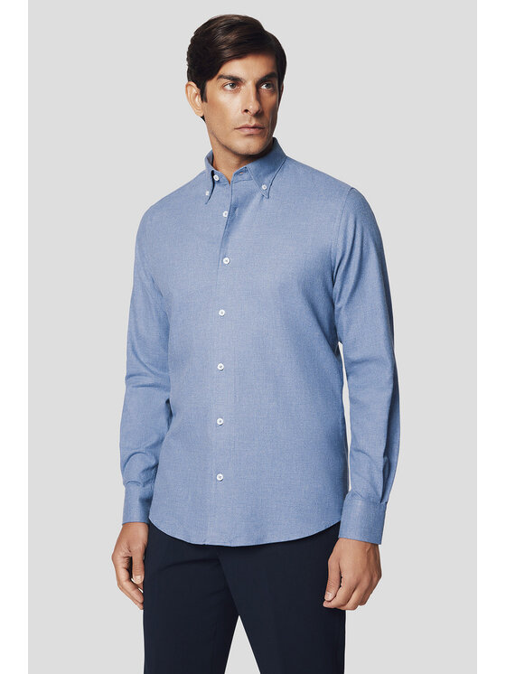Lancerto Lancerto Koszula Synne KO073224000013 Niebieski Slim Fit